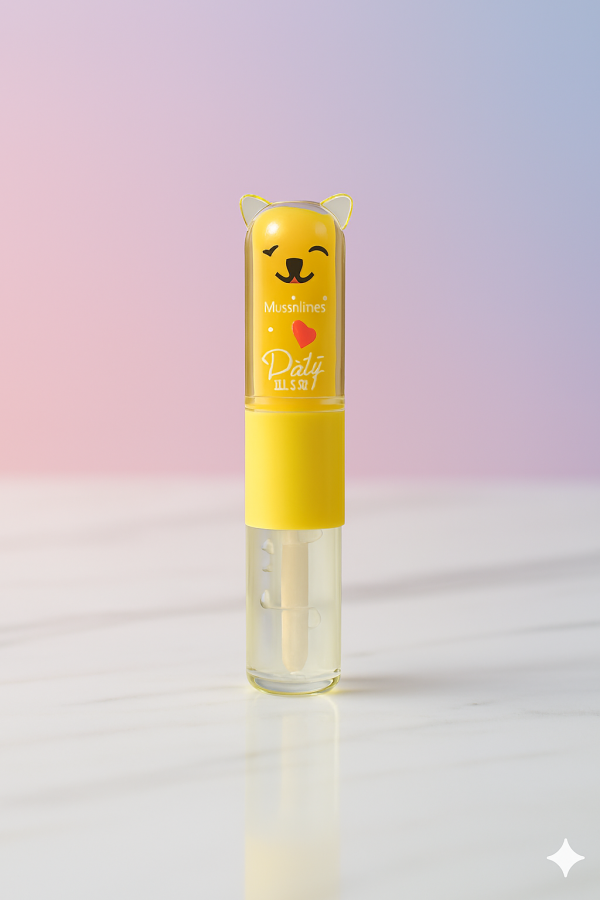 2 In 1 Cute Lip Balm + Lip Oil – Moisturizing, Glossy & Nourishing Lip Care | Available In Yellow, Red, Pink, Dark Pink, Purple & Sky Blue