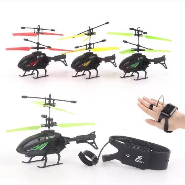 New Remote Control Aircraft Sensing Watch Watch Remote Control Aircraft Children’s Toy Helicopter Suitable For Beginners