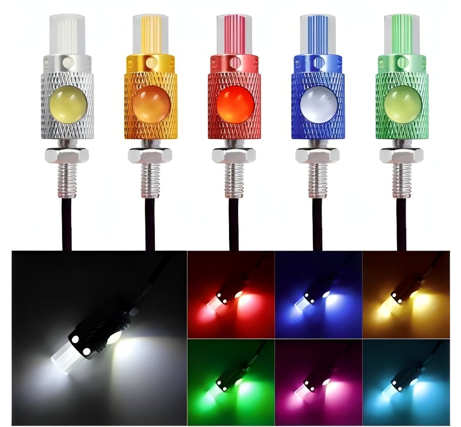 Motorbike Universal Mini Led Indicator & Number Plate Light – Super Bright 12v 1w Aluminum Waterproof Signal Lamp – Long-lasting, Energy-efficient Motorcycle & Car Lighting Accessory