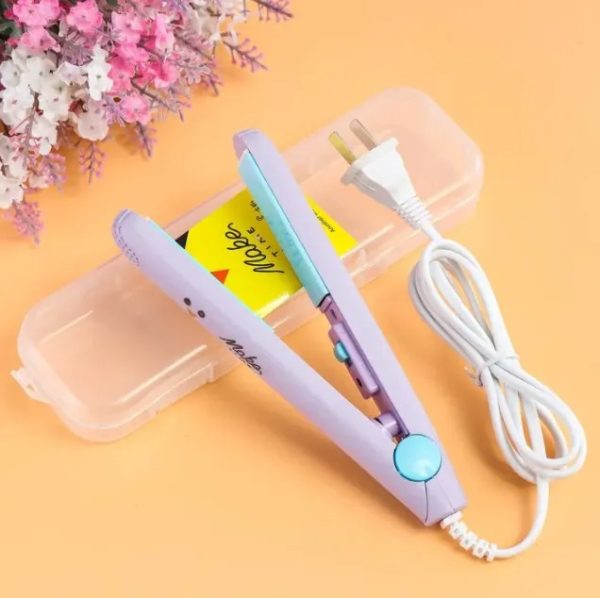 ini Hair Straightener – Lightweight & Portable Travel Styling Tool | Medium Heat | High/low Speed Settings | Corded Electric | Multicolor | Abs Plastic