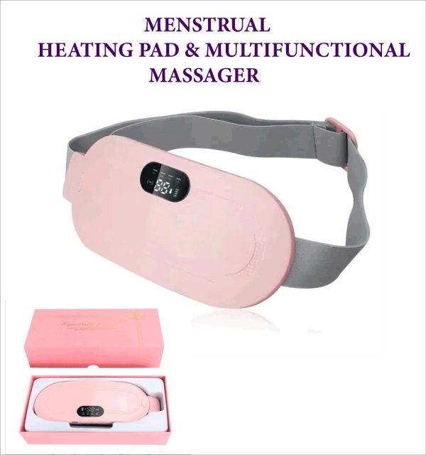 Heating Pad Women Period Pain Cramp Relief Belt -portable Menstrual Heating Pad, Heated Belly Belt For Menstrual Cramp Relief With 3 Heat Levels And 4 Modes, Electric Belt Massage For Women And Girls – Electric Massager Machine For Women